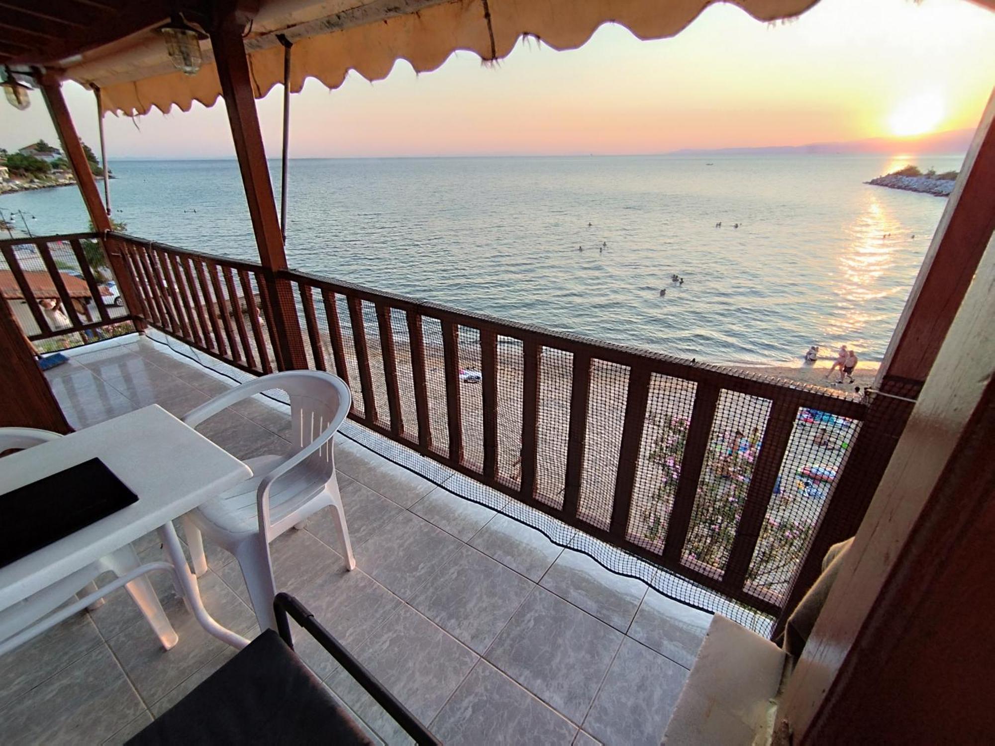 Beachfront Apartment Thassos Skála Kallirákhis Exterior foto